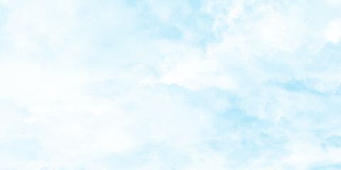 Abstract watercolor blue sky, painterly clouds and gradient, white clouds in a gentle watercolor style image, watercolor painting of a bright blue sky above a landscape of soft.