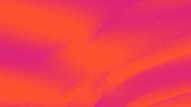 Looping abstract background of vibrant orange and pink gradient waves with soft blur. Perfect for intros, titles, promos, presentations, websites, social media, and modern branding.