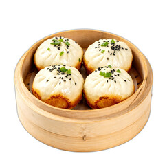 Savory Steamed Buns: Artful Display of Delectable Morsels