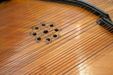 Bandura is a Ukrainian folk stringed plucked musical instrument. A classical (diatonic) and modern (diatonic or chromatic) instrument from the harp, gusel, and psaltery family.