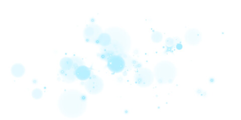 Bokeh light lights effect background. Christmas background of shining dust. Christmas glowing blue bokeh confetti and spark overlay texture for your design.
