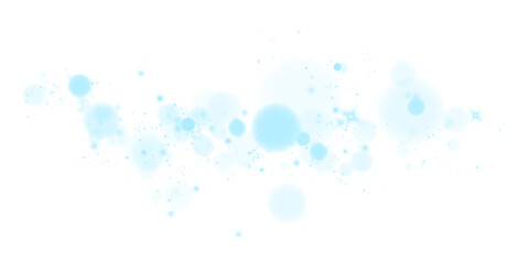 Bokeh light lights effect background. Christmas background of shining dust. Christmas glowing blue bokeh confetti and spark overlay texture for your design.
