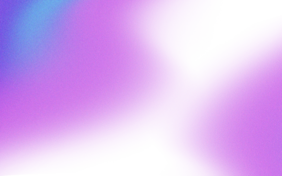 Abstract vibrant purple and blue blurred shapes with black edges - Powered by Adobe