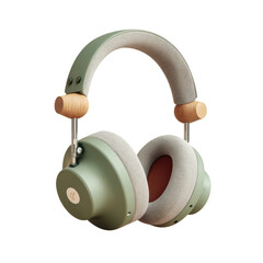headphones on a white background