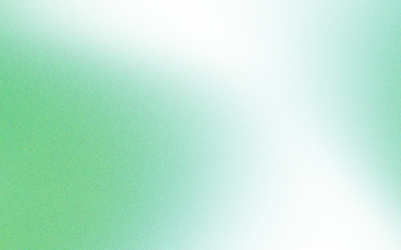 Abstract artwork with two dark shapes against a soft, gradient teal and light green background