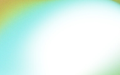 Abstract image with a teal-yellow gradient, a dark void, and a sharp edge