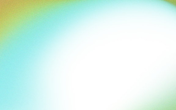 Abstract image with a teal-yellow gradient, a dark void, and a sharp edge