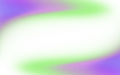 Abstract vibrant lime green and purple design with a black hole
