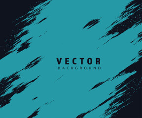 Dynamic teal background with brush strokes