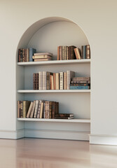 Fototapeta premium Large luxury modern bright interiors Living room mockup illustration 3D rendering image