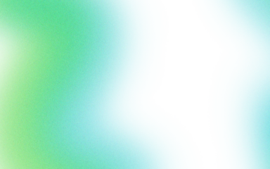 Abstract graphic with a dark void, framed by turquoise and lime green gradients