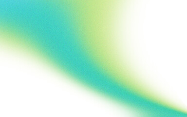 Abstract, flowing, vibrant colors, green, teal, yellow, gradient, sharp edges, organic shape,  on...