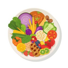 Modern Eyeglasses with Vision Icons