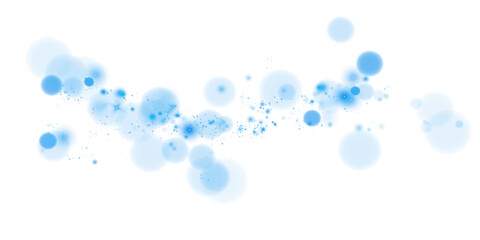 Shiny Blue Bokeh Christmas Background for Festive Holiday Events, New Year Party, Glamour and Celebration Design