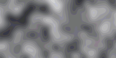 Abstract contour map illustration with layered topographic design in shades of gray for a modern digital design