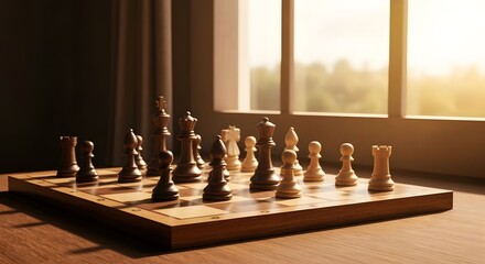 Chess in Golden Hour