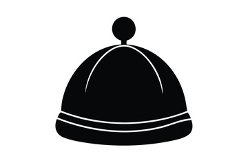 baby hat vector icon silhouette