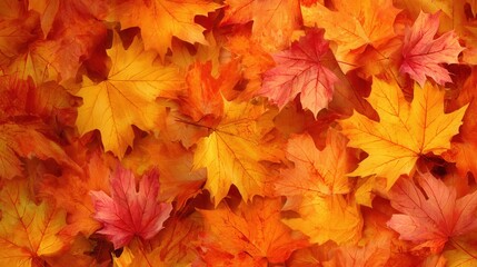 autumn maple leaves background texture