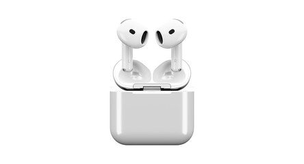 Wireless Earbuds Mockup – Realistic PSD Template for Headphones, Audio Branding, Tech Product Showcase, Modern Gadget and Electronic Device Presentation