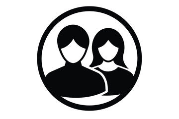 users vector icon silhouette