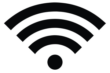 wifi vector icon silhouette
