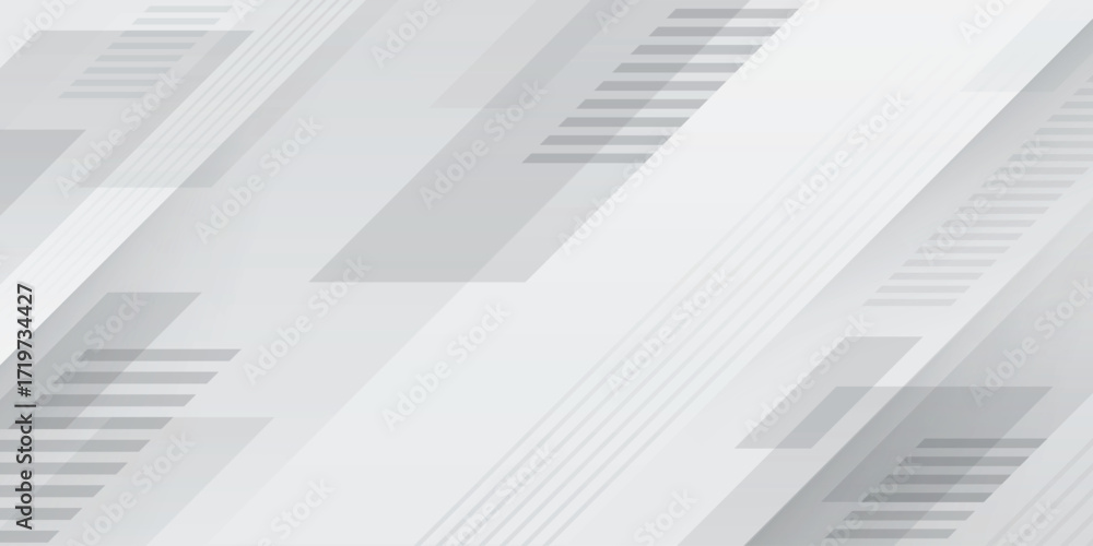 Wall mural modern diagonal dynamic geometric shape on gray background