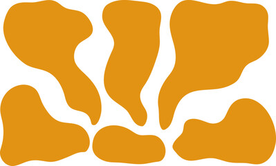 Retro Groovy Sun. Abstract Wavy rays bright colors 60s 70s style. Boho colorful groovy sun. Hippie poster. 