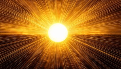 Obraz premium a yellow sun with rays