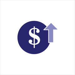 high price icons. simple colored vector