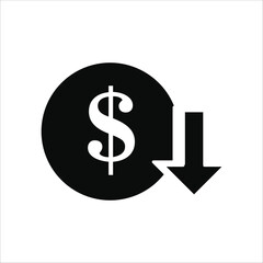 low price icons. simple solid vector