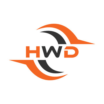 HWD letter design. HWD letter technology logo design. HWD Monogram logo design for an entrepreneur and business
