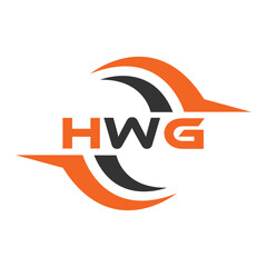 HWG letter design. HWG letter technology logo design. HWG Monogram logo design for an entrepreneur and business