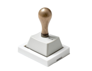 Firefly_Only the Enter key on a white base, visibly pushed down as if it leads_