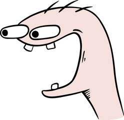 Design of funny looking eyes