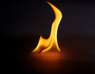 a single small flame
