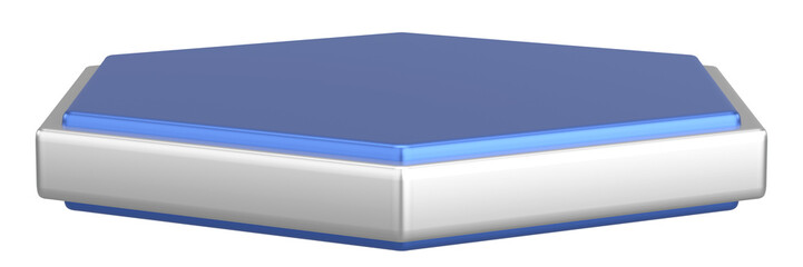 Product display. Product podium. 3D illustration.