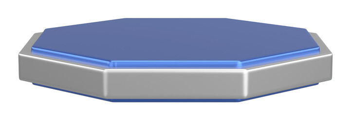 Product display. Product podium. 3D illustration.