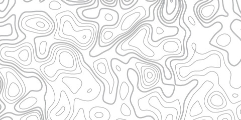 Topographic map pattern background vector. Abstract mountain terrain map background with abstract shape line texture. Design illustration for wall art, fabric, packaging, web, banner, wallpaper.
