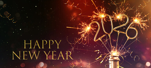 New Years Eve Party background greeting card