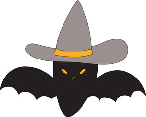 Halloween Bat Character Illustration / 할로윈 박쥐 캐릭터 일러스트