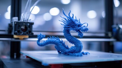 blue dragon 3d printing process