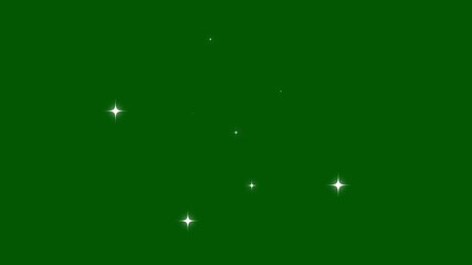 stars animation, cartoon twinkle effect, blinking white doodles, glowing light burst, green screen background, Shimmering ligh,magic flash or glitter motion explosion animated effect. 4k - Powered by Adobe