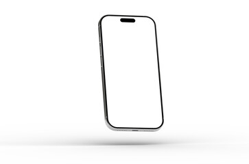 Clean smartphone mockup, isolated on white. Perfect for app presentations or website designs.