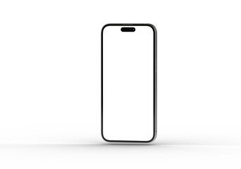 Clean and simple smartphone mockup. Perfect for app presentations or website designs.