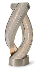 Elegant Table Lamp with Modern Design and Unique Twisted Shape