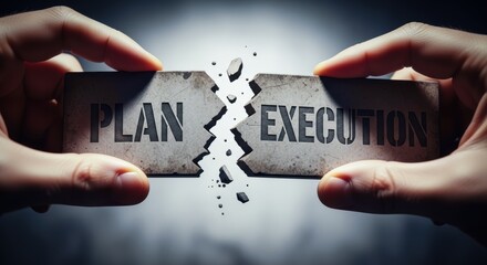 Plan and execution face failure and disruption causing business division and critical challenges to overcome
