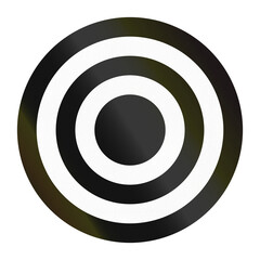 Road sign in Finland - City centre