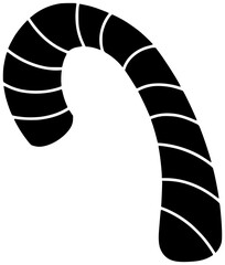 christmas illustration decoration silhouette xmas logo holiday icon pattern outline merry new winter candy happy holly december year cane shape and vector graphic background