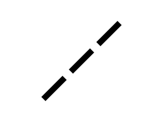 dashed line icon