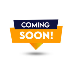 Coming soon sale banner art and illustration